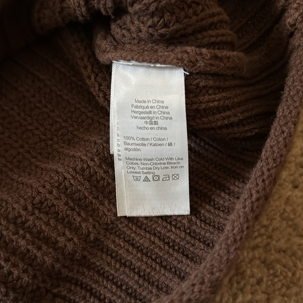 J Crew mockneck chunky rib sweater. - Picture 8 of 8